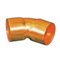 Copper Elbow 45 °