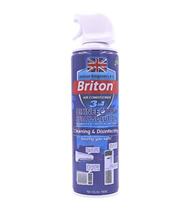 Briton Disinfectant Spray Solution 3in1 For Domestic and Automotive Air Conditioners