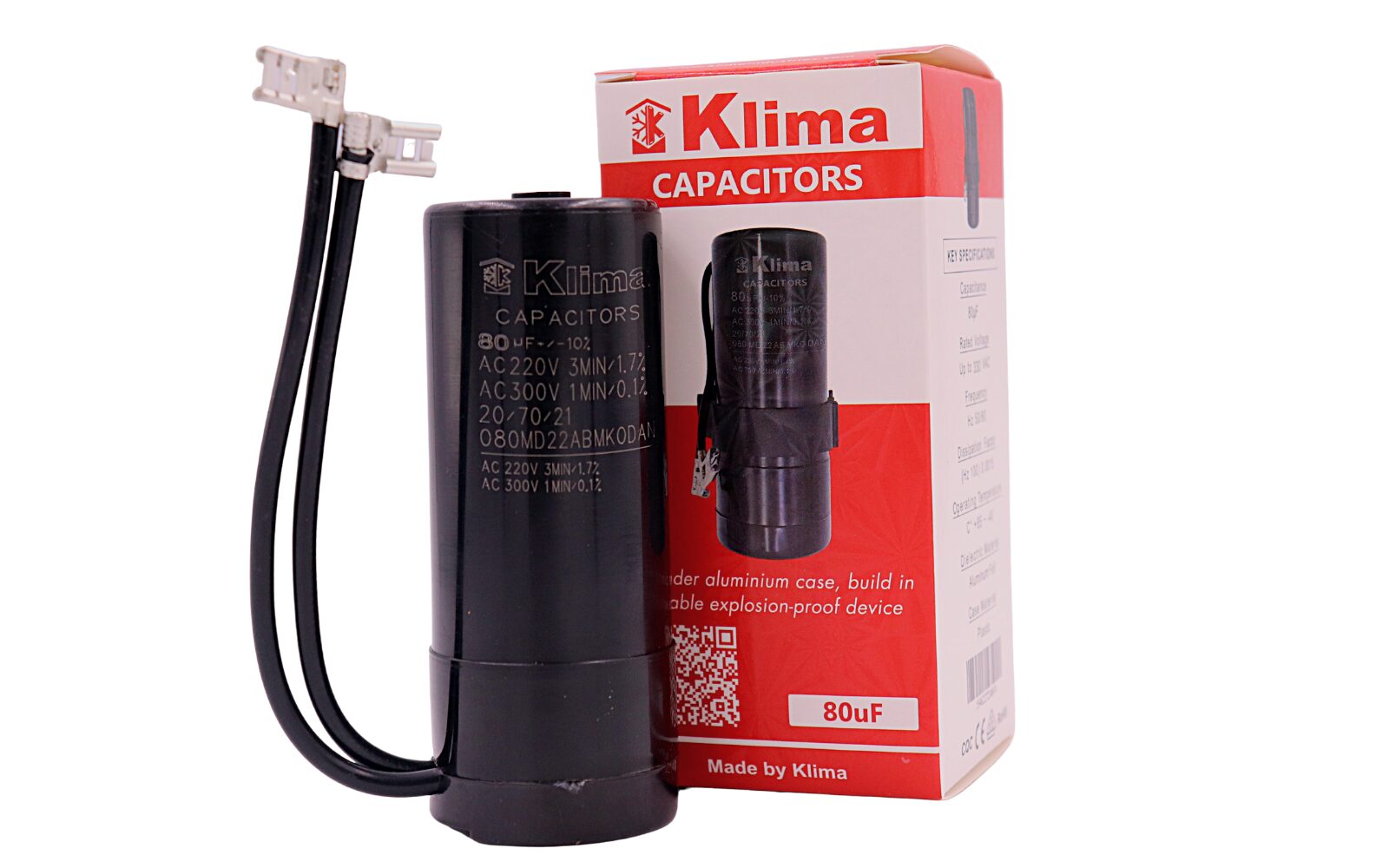 Klima Starting Capacitor 80µF