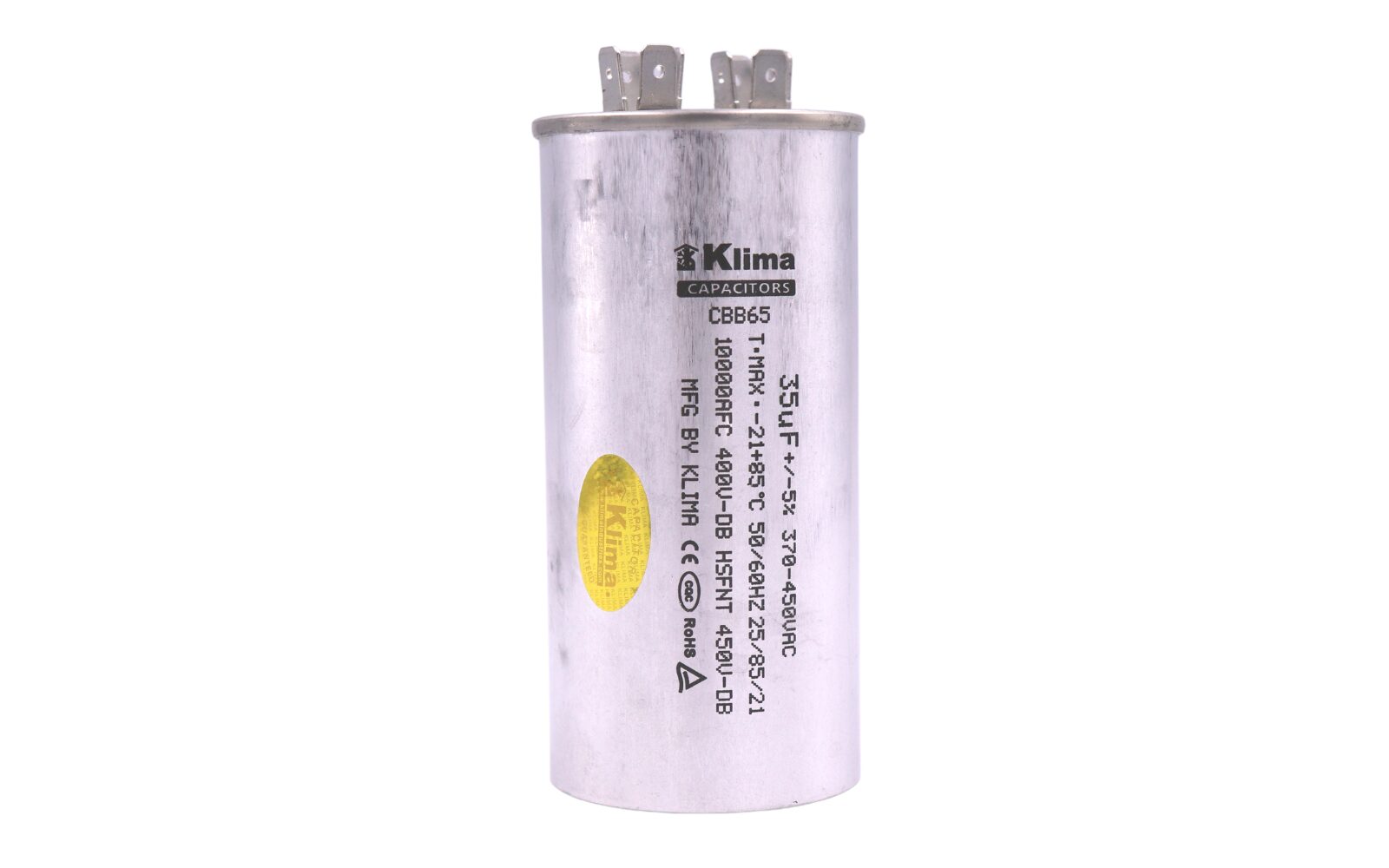 Klima Running Capacitor CBB65 35µF 370-450VAC