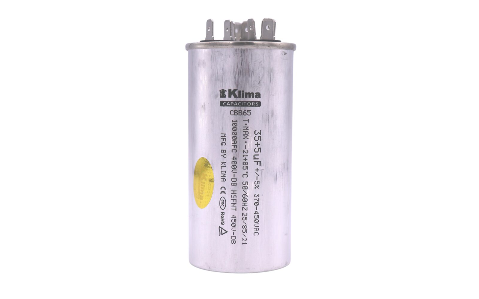 Klima Running Capacitor CBB65 35+5µF 370-450VAC
